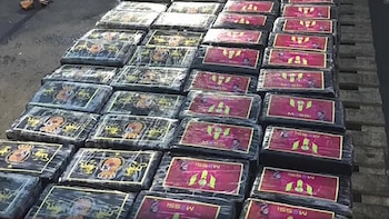 Panes de cocaína descubiertos en