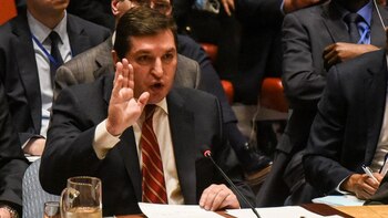 Vladimir Safronkov, el embajador ruso en la ONU (Reuters)