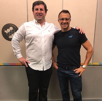 Sergio Lapegüe y Marcelo Rao,