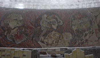 Mosaicos en el auditorio central