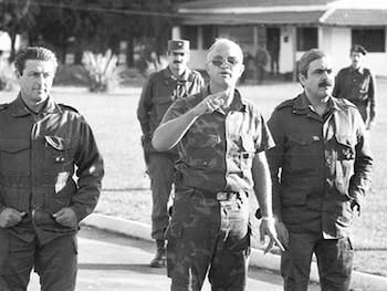 Aldo Rico en Campo de