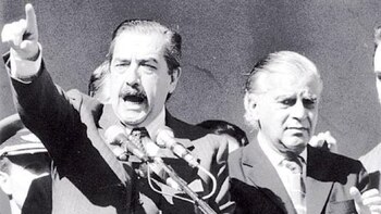 Raúl Alfonsín le habló a