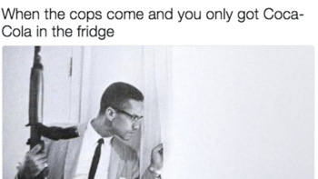 “Cuando está viniendo la polícia