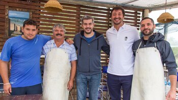 Marcos Peña estuvo en Pinamar, junto al intendente Martín Yeza