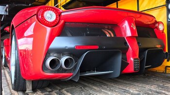 El Ferrari LaFerrari incautado en