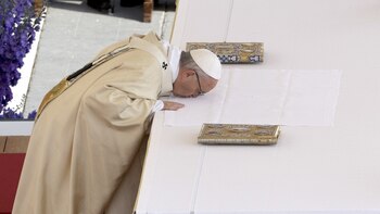 El Papa dio una homilía