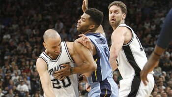 Manu Ginóbili cerró su planilla