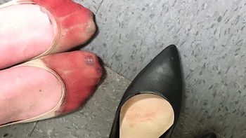 Nicola Gavins compartió la foto