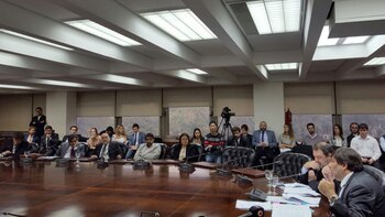 Eduardo Freiler durante su descargo en el Consejo de la Magistratura