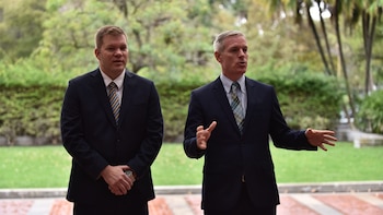 El cónsul general Brendan O´Brien