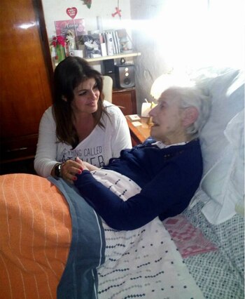 Sandra Junior y Zulema Ocampo