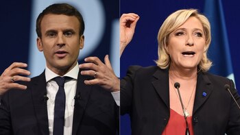 Macron competirá con Marine Le