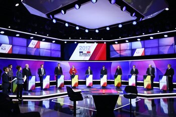 Los once candidatos (AFP)