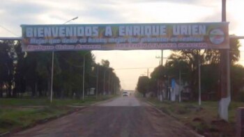 La entrada del pueblo