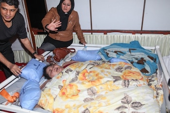 Eman vivía postrada en su