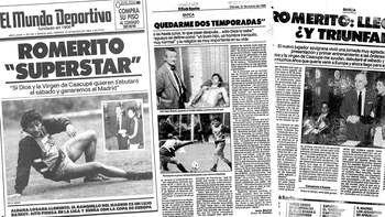 “Romerito ‘Superstar'”, escribió el periódico