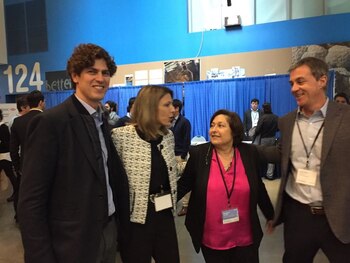 Martín Lousteau, Isela Constantini y