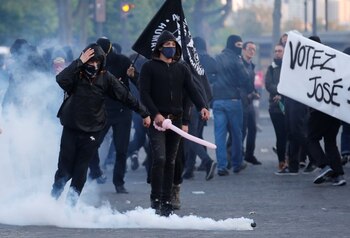 Protestas en París tras conocerse