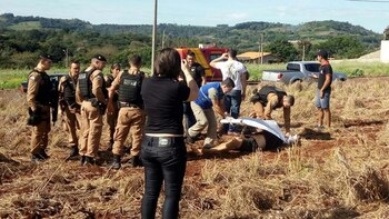 Uno de los asaltantes abatidos