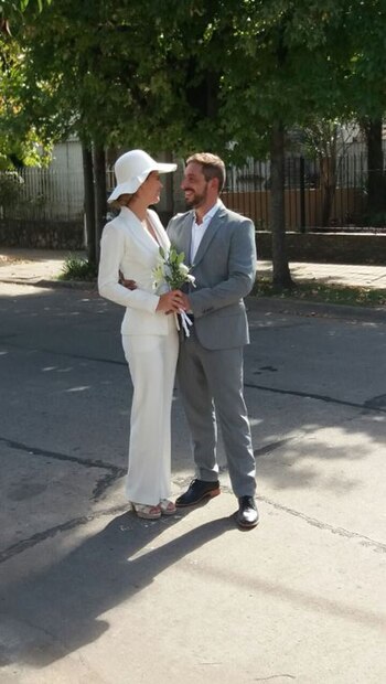 La pareja, muy enamorada (@cingolanivanesa)