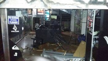 Se registraron saqueos en locales