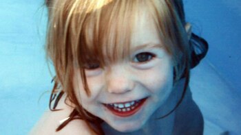 Madeleine McCann, en una de
