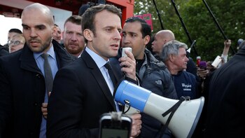 Emmanuel Macron habló con los