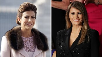 Juliana Awada y Melania Trump