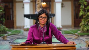 La canciller venezolana hizo el
