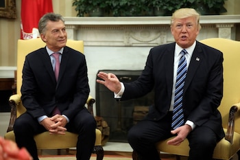 Mauricio Macri y Donald Trump