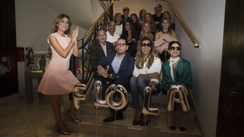 Flavia protagonista de la presentación