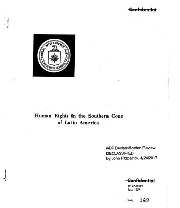 Entre los documentos desclasificados hay