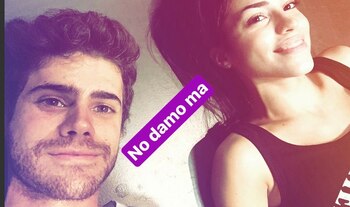 Gastón Soffritti y su novia,