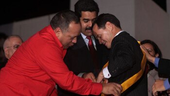 Vielma Mora con Nicolás Maduro