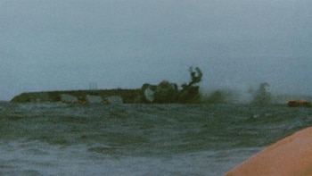 A las 16.50, el crucero