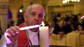 El papa Francisco visitó una