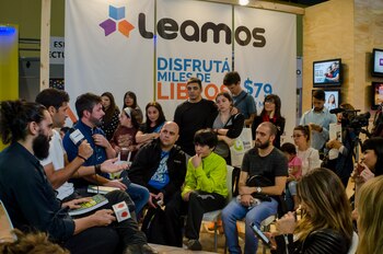 El stand de Leamos es