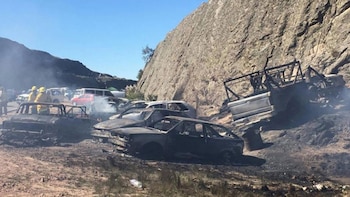 El incendio tuvo dos focos