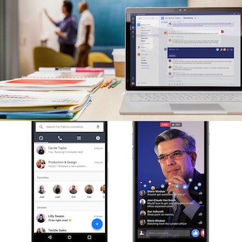Microsoft Teams y Workplace by