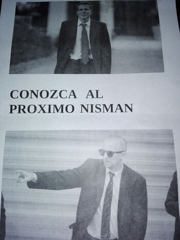 La primera amenaza que recibió