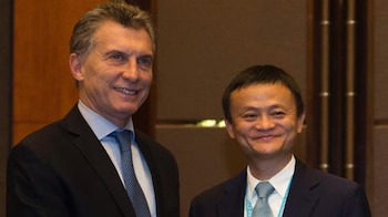 Mauricio Macri y el fundador