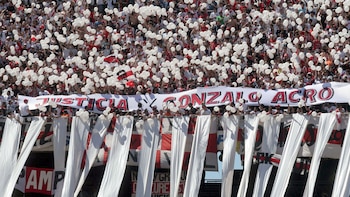 Una bandera que pedía Justicia