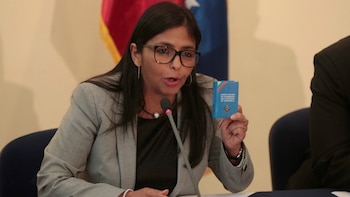 Delcy Rodríguez, canciller venezolana. (Reuters).