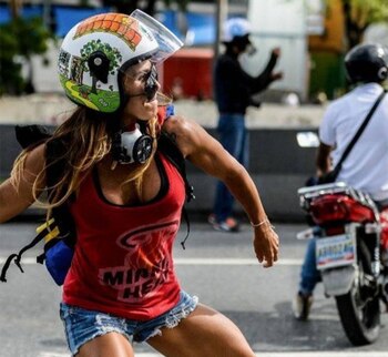 La entrenadora y modelo de