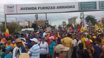 Los venezolanos comenzaron a concentrarse