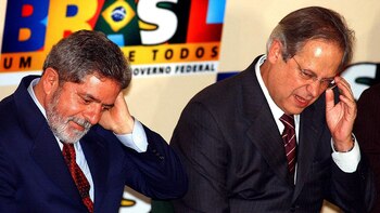 Lula junto a José Dirceu