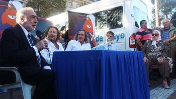Eduardo Barcesat, Carlos Rozanski, Pablo Llonto y Juan Manuel Morente (@PrensaMadres)