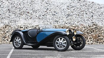 El Bugatti Type 55 Super Sport emergió directo de las pistas de competición