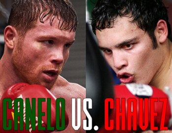 Álvarez, un especialista en terminar sus peleas antes del límite (34 KO), recibirá alrededor de 20 millones de dólares, 14 millones de dólares más que los prometidos a Chávez (32 KO)