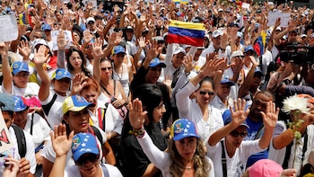 Los venezolanos salen nuevamente a